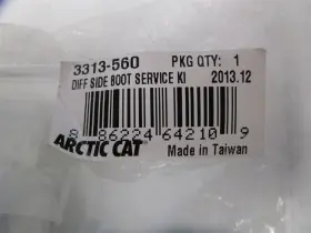 3313-560 Arctic Cat Diff Side Boot Service Kit Genuine Oem New