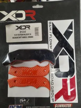 81232 B&m Xdr Shift Handle Fits Textron Wildcat Xx Orange