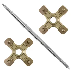 1s3-25383-00-00 Bfo Gkd692 Rear Axle Shaft With 2 Hubs For Yamaha Raptor 660r 2002-2005 1s3-25383-00-00 Bfo Gkd692 Rear Axle Shaft With 2 Hubs For Yamaha Raptor 660r 2002-2005