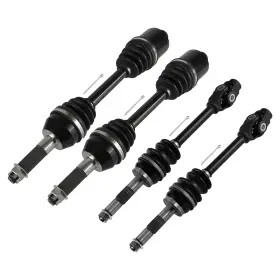 Ax109a1021 Caltric Front And Rear Complete Axles For Polaris Sportsman 500 4x4 Ho 2003 Left Right
