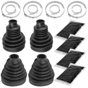 Bo215 Caltric Bo106 Front Inner And Outer Axles Cv Boot Kit For Polaris Xpedition Adv Northstar 24-25