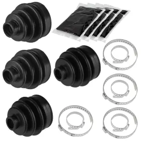Bo120 Caltric Bo118 2 Front Axle Inner Outer Cv Boot Kit For Yamaha Rhino 450 Yxr450f 4x4 2006-2009