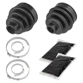 Bo120 Caltric Bo118 Front Axle Inner Outer Cv Boot Kit For Yamaha Rhino 450 Yxr450f 4x4 2006-2009
