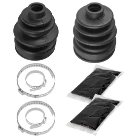Bo140 Caltric Bo121 Rear Inner And Outer Cv Boot Kit For Kawasaki Brute Force 650 Kvf650 4x4i 09-2013