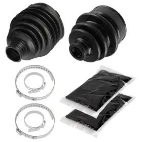 Bo127 Caltric Bo126 Rear Axle Outer And Inner Cv Boot Kit For Yamaha Grizzly 700 Yfm700fg 4x4 09-11