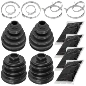 Bo223 Caltric Bo161 Rear Axle Inner And Outer Cv Boot Kit For Kawasaki Teryx 800 Krf800 2014-2023