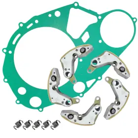 Cl3202cc123cx Caltric Wet Clutch Shoes With Gasket For Suzuki Lt-a400 Eiger 400 2x4 4x4 Auto 2002-2007