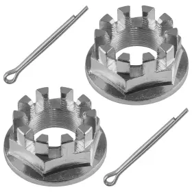 Sxs1000m3 Caltric Nu204 Pi117 Axle Nut With Pin For Honda Muv700 Big Red 09-13 / Pioneer 1000 16-18