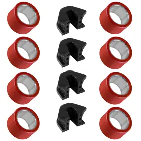 Ro111a1012 Caltric Movable Drive Rollers With Damper For Arctic Cat Prowler 550 Xt 2009 2010-2015