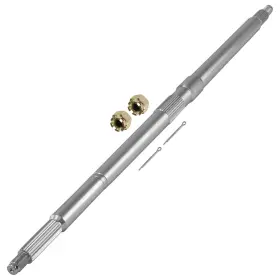 Pi102 Caltric Rx157 Nu209 2 Rear Axle Shaft With Castle Nuts Pin For Polaris Xpedition 325 425 2000-2001