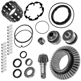 Tx1109dk104ll Caltric Complete Front Differential Rebuild Kit For Polaris Scrambler 500 4x4 2011-2012