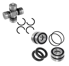 Uj126a1001 Caltric U-joint Bearing Seal Kit Suzuki Vinson 500 Lta500f 2002-2007 Rear Driveshaft
