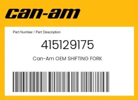 415129175 Can-am Genuine Shifting Fork -