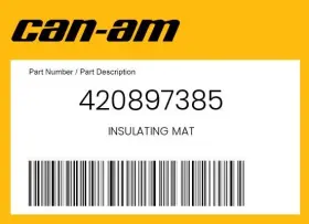 420897385 Can-am Genuine Insulating Mat -