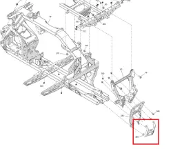 705203701 Can-am Renegade Rear Differential Protector
