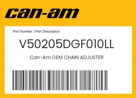 V50205dgf010ll Can-am Genuine Chain Adjuster -