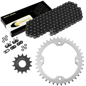 Eg1287fs103xo Celox Black O-ring Drive Chain And Sprockets Kit For Yamaha Yfz450r Yfz450x 2009-2016