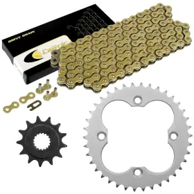 Eg1424ch104xo Celox Drive Chain And Sprockets Kit For Honda Trx450r Trx450er 2006-2014 Gold