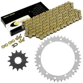 Eg1434ch104xo Celox Drive Chain And Sprockets Kit For Yamaha Raptor 660 Yfm660r 2001-2005 Gold