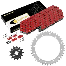 Eg1436fs106xo Celox Red O-ring Drive Chain And Sprockets Kit For Yamaha Blaster 200 Yfs200 1988-2006
