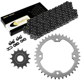 Eg1504fs204xo Celox Black Drive Chain And Sprockets Kit For Yamaha Raptor 250 Yfm250 2008 2009 - 2013