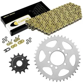 Eg2405fs132xo Celox Gold O-ring Drive Chain And Sprockets Kit For Suzuki Lt-z400 Quadsport 2003-2008