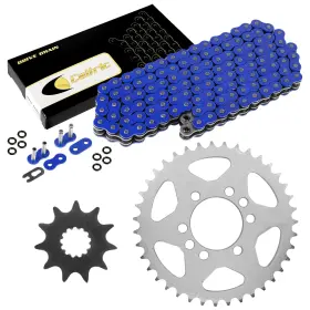 Eg3424fs182xo Celox Blue O-ring Drive Chain And Sprockets Kit For Suzuki Lt160e Quadrunner 160 89-92