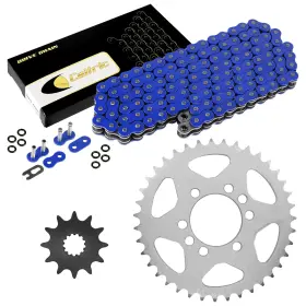 Eg3449fs182xo Celox Blue O-ring Drive Chain And Sprockets Kit For Suzuki Lt250s Quadsport 250 1989 90