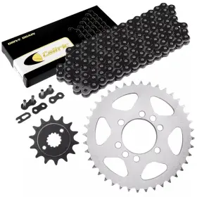 Eg3724ch101xo Celox Black Drive Chain And Sprockets Kit For Kawasaki Kfx400 Ksf400a 2003-2006