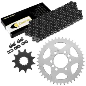 Eg3731ch101xo Celox Black Drive Chain And Sprockets Kit For Suzuki Lt230e Quadrunner 230 1986-1993