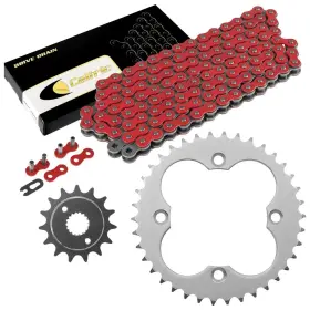 Eg3749ch102xo Celox Red Drive Chain And Sprockets Kit For Honda Trx400ex Sportrax 400 2x4 1999-04
