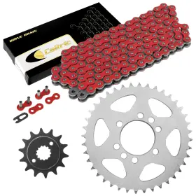 Eg3778ch102xo Celox Red Drive Chain And Sprockets Kit For Suzuki Ltz400 Quadsport Z400 2003-2008
