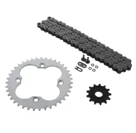 10957 Cycleatv 2004 2005 Honda Trx450r 450 R O Ring Chain And Sprocket Silver 13/39 96l