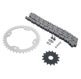13082 Cycleatv O Ring Chain And Sprocket Silver For 2007 2008 Yamaha Yfz450se 450 15/38 96l