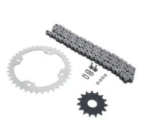 13166 Cycleatv O Ring Chain And Sprocket Silver For 2010-2014 Yamaha Yfm700r Raptor 15/38 100l