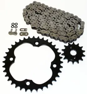 520-100l Cycleatv 14689 O Ring Chain And Sprocket Blk 15/38 Fit Suzuki Ltz400 2009 2010 2011 2012