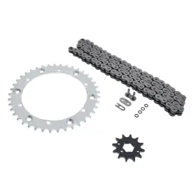 44443 Cycleatv 104l Non O Ring Chain And Sprocket Silver 12/41 Yamaha Yfz350 350 Banshee 2001-04