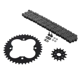 44640 Cycleatv 2004 2005 Honda Trx450r 450 R O Ring Chain And Sprocket Black 14/39 96l