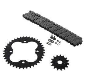 44648 Cycleatv 1999 - 2004 Honda 400ex Trx400ex O Ring Chain And Sprocket Black 15/39 96l