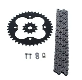 520-86 Cycleatv 44800 1993-2008 Honda Trx300ex 300ex Non O Ring Chain And Sprocket Black 12/39