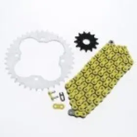 44814 Cycleatv 1999-2004 Honda 400ex Trx400ex 94l Yellow Non O Ring Chain Sprocket Black 13/39