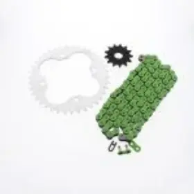 44829 Cycleatv 1999-2004 Honda 400ex Trx400ex 96l Green Non O Ring Chain And Sprocket Black 14/39