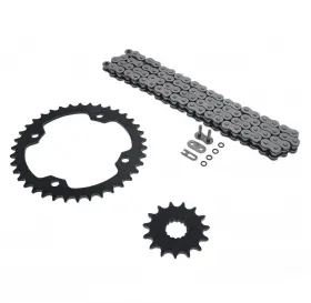 44913 Cycleatv O Ring Chain And Sprocket Black For 2006-2009 Yamaha Yfm700r 700 Raptor 15/38 100l