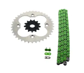 46689 Cycleatv 94l Green Non O Ring Chain Sprocket Silver 13/38 Honda 400ex Trx400ex 2005-2008