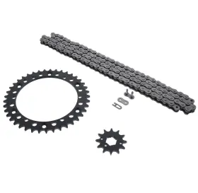 46766 Cycleatv Non O Ring Chain And Sprocket Black For 2001-2004 Yamaha Yfz350 Banshee 12/41 104l