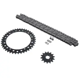 46781 Cycleatv Non O Ring Chain And Sprocket Black For 1993-1996 Yamaha Yfm350 Warrior 14/41 104l