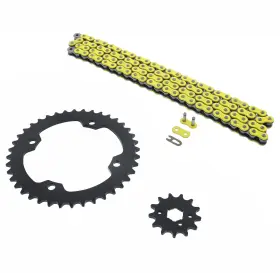 46868 Cycleatv Yellow Non O Ring Chain Sprockets Fit Yamaha Yfm 350 Warrior 1987-88 13/40 100l