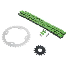 60486 Cycleatv Green O Ring Chain And Sprocket For 2006-2014 Yamaha Yfm700r 700 Raptor 14/38 98l