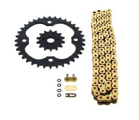 520-96l Cycleatv 60642 Gold O Ring Chain And Sprocket Black 14/36 Fits Suzuki Ltr450 2006-2010