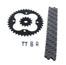 520-92 Cycleatv 60734 1986-1987 Honda Trx250r 250r Non O Ring Chain And Sprocket Black 13/38